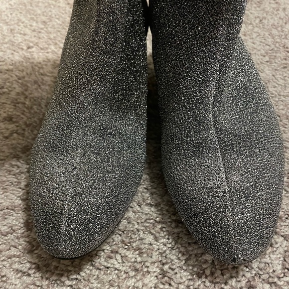 Zara shimmery boots size 8 - Picture 4 of 9